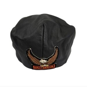 Vintage Harley-Davidson Leather Ivy Cap